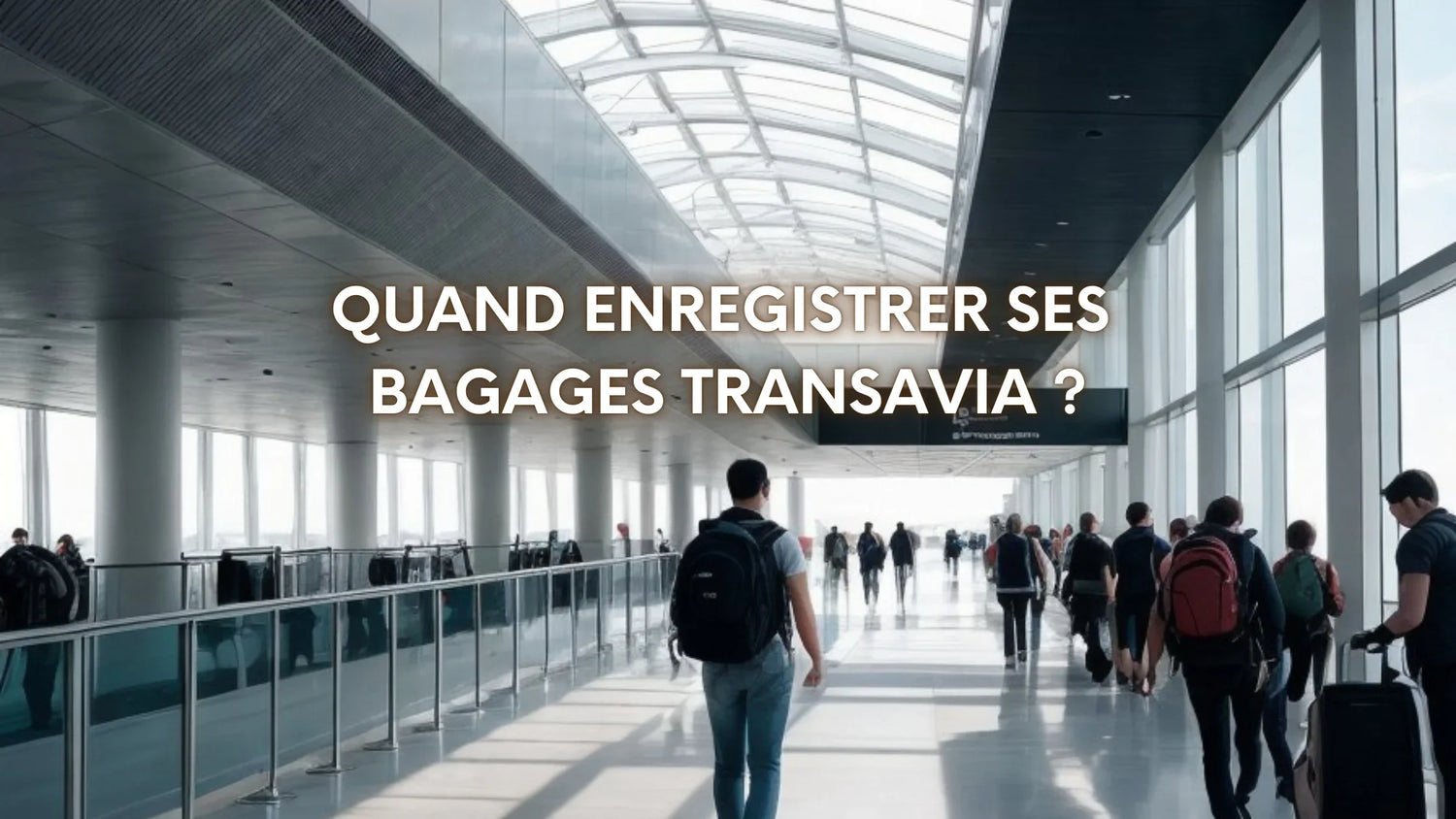 Quand enregistrer ses bagages Transavia ?
