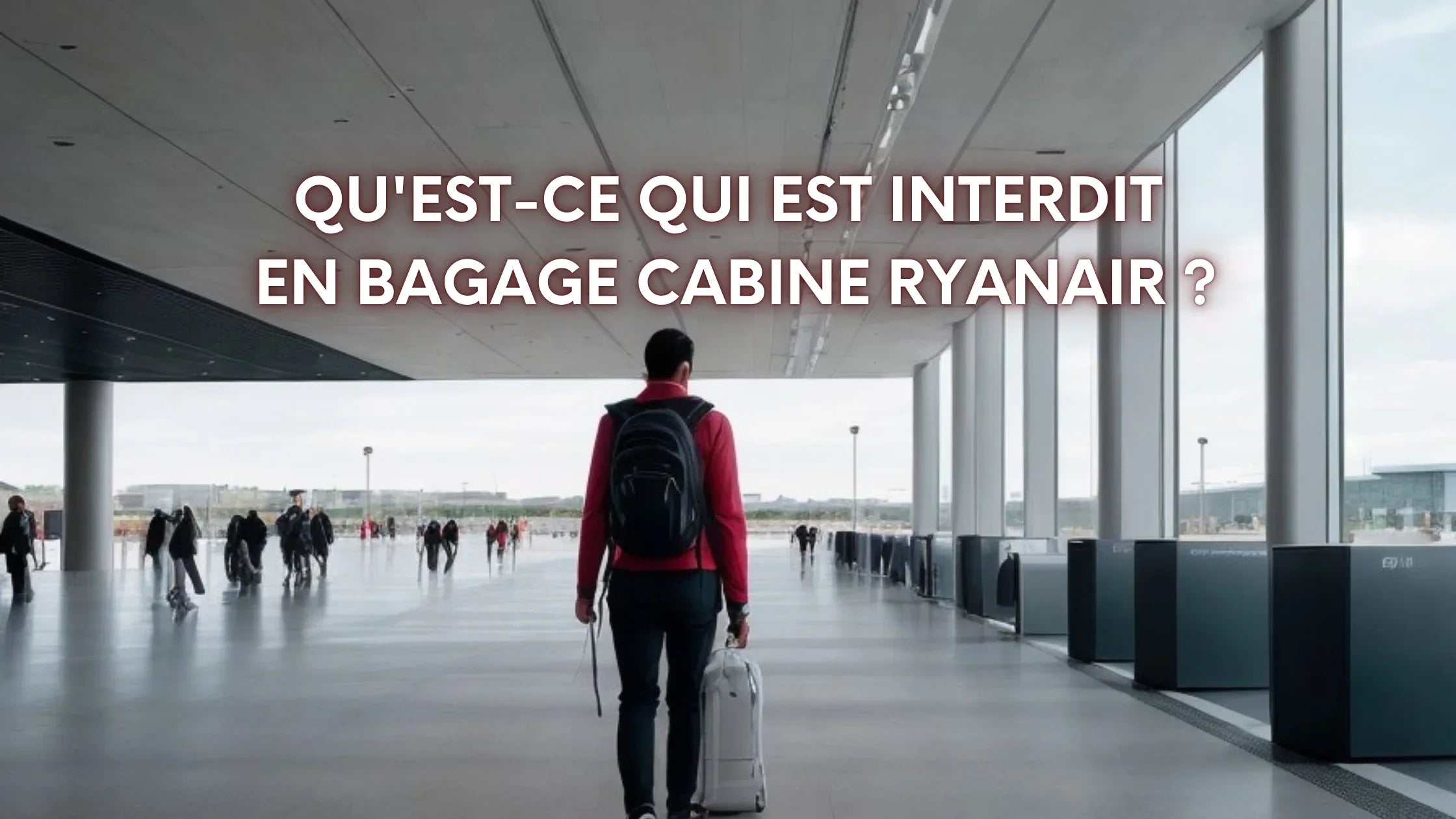 Qu'est-ce qui est interdit en bagage cabine Ryanair ?
