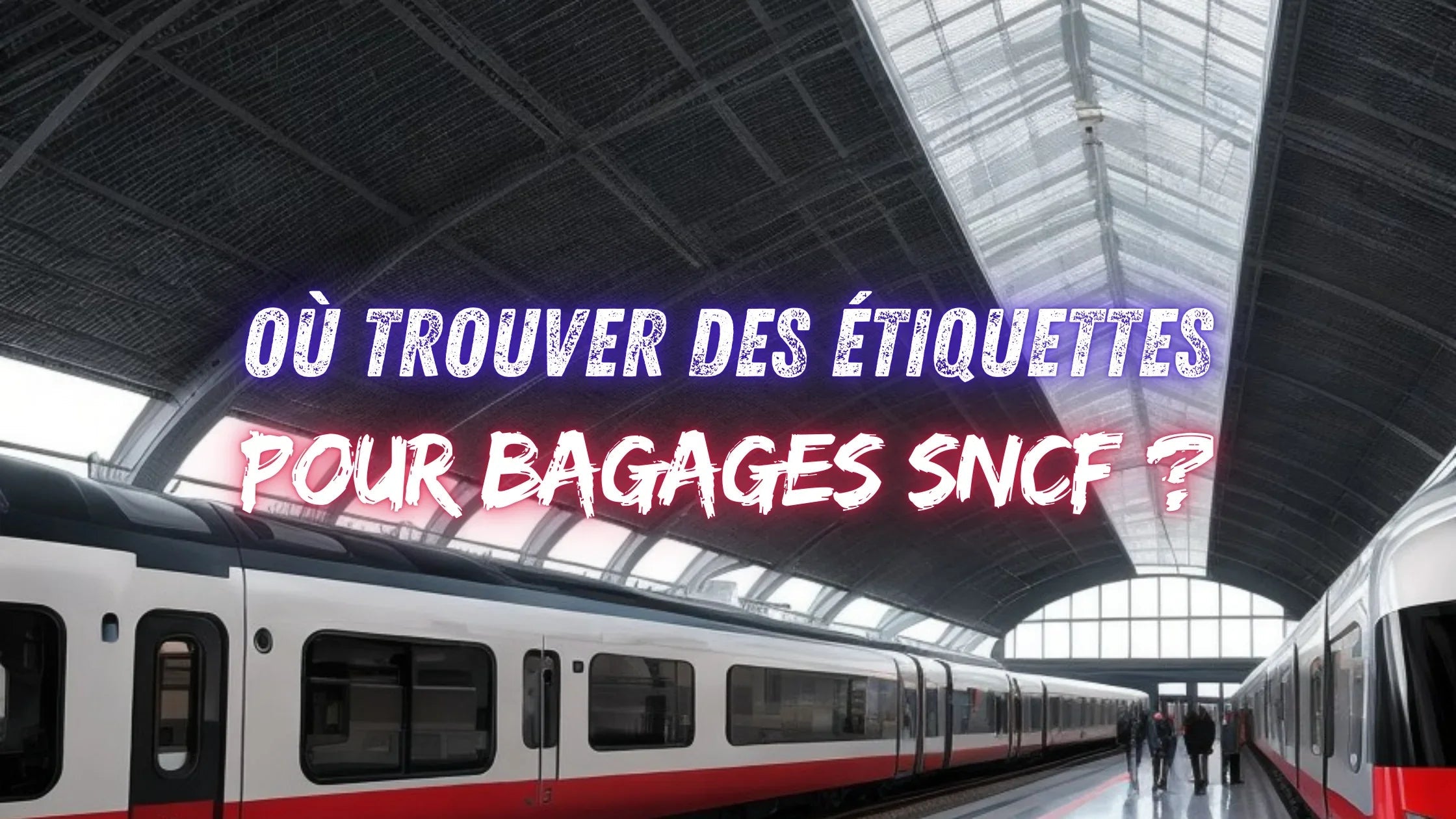 Où trouver des étiquettes pour bagages SNCF ?