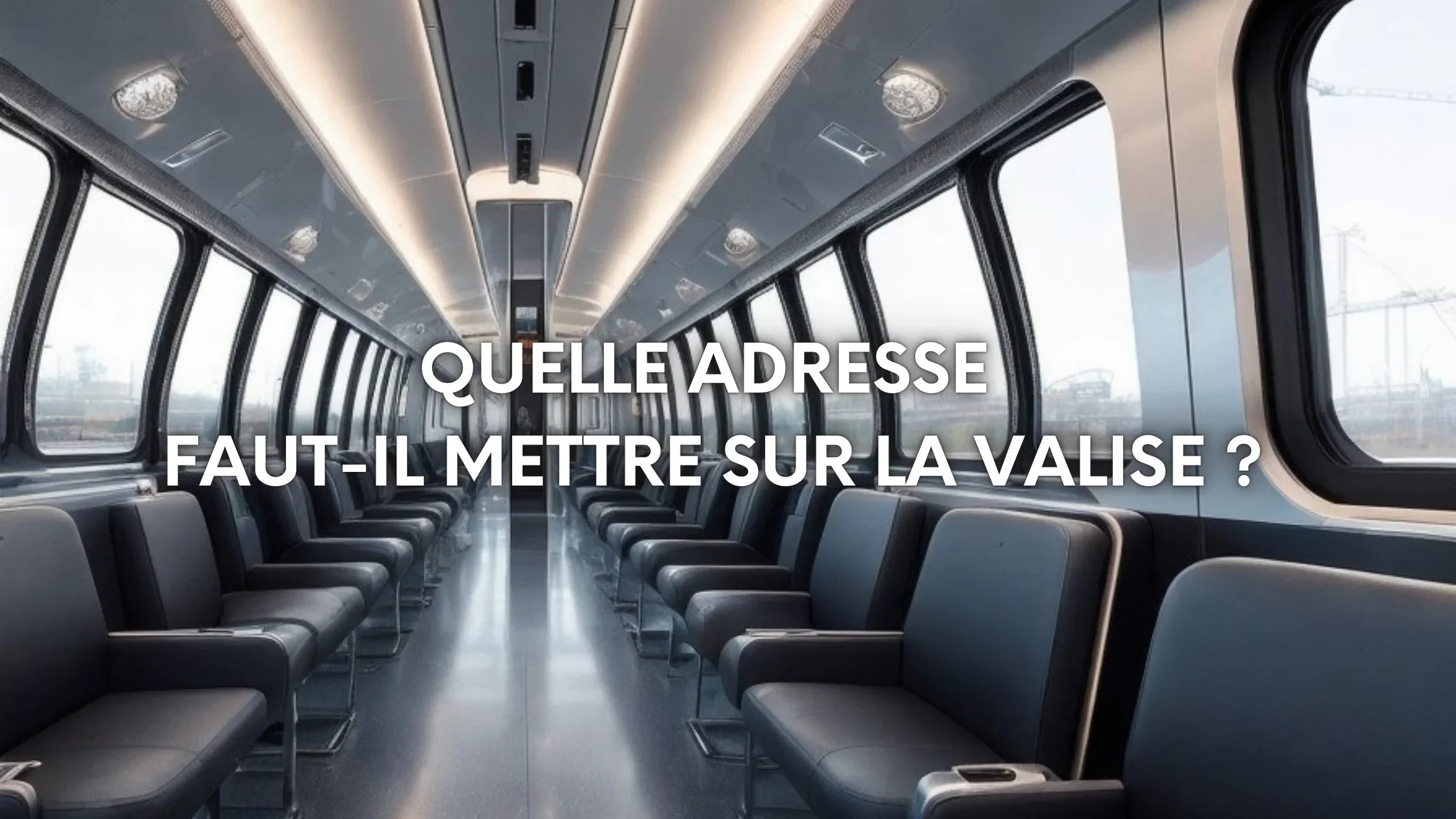 Quelle adresse faut-il mettre sur la valise ?