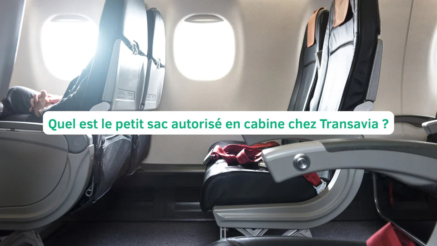 Petit sac cabine Transavia 40x30x20 cm compatible 2025