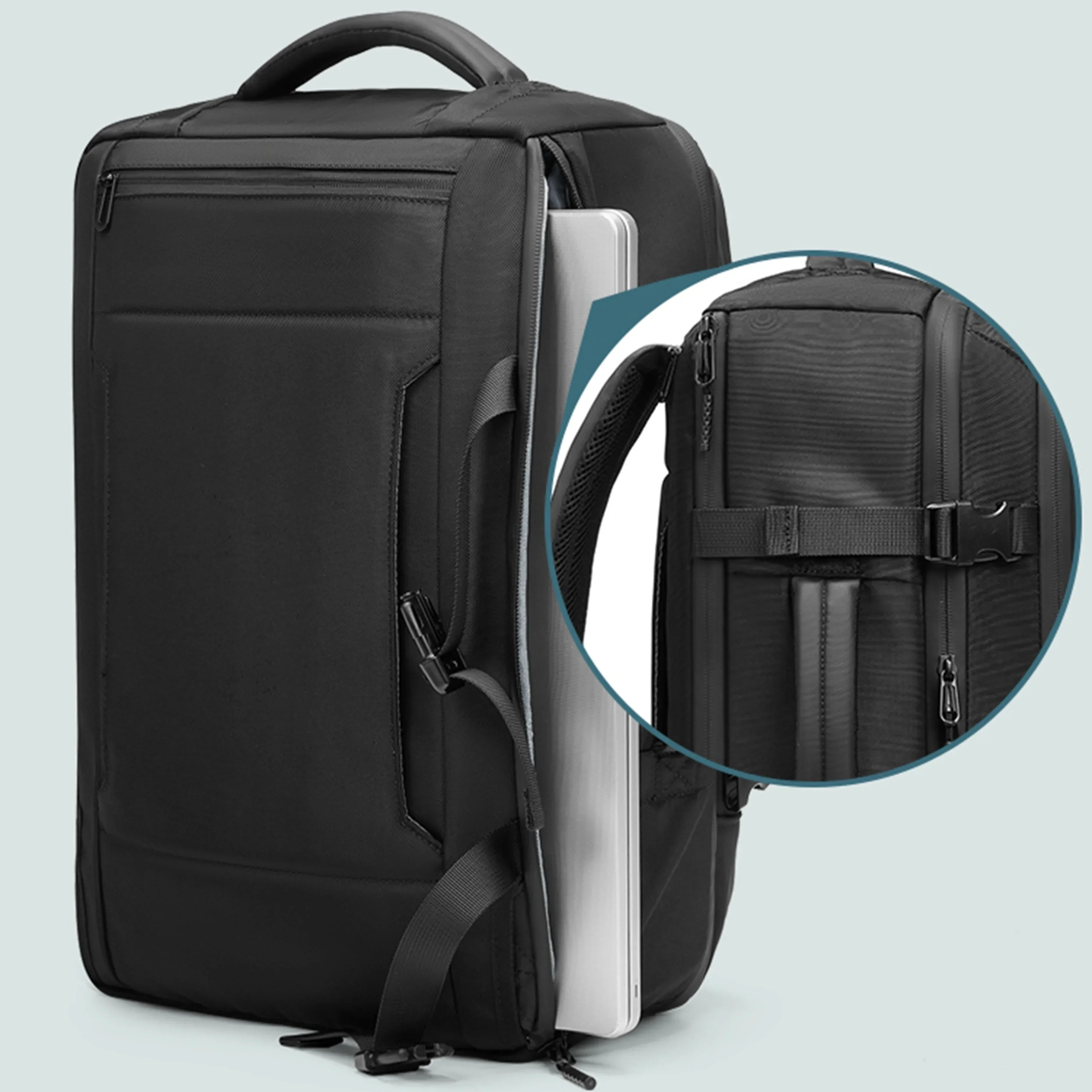 Sac à dos de voyage cabine - système de compression sous vide intégré
