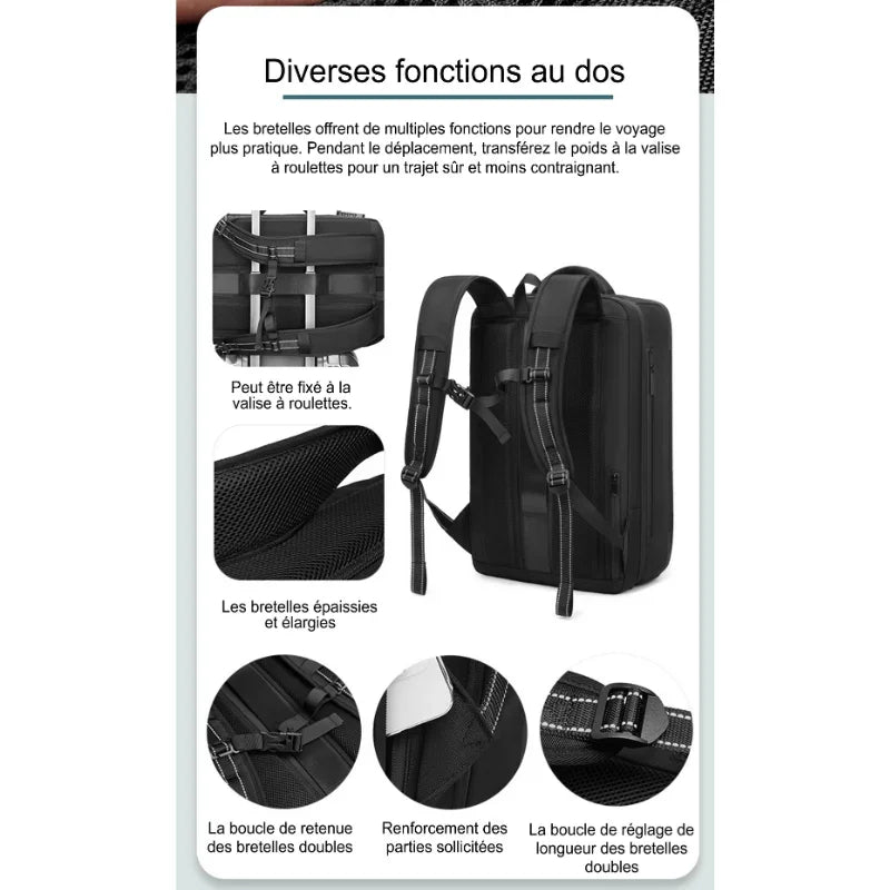 Sac à dos cabine à compression sous vide - 42L