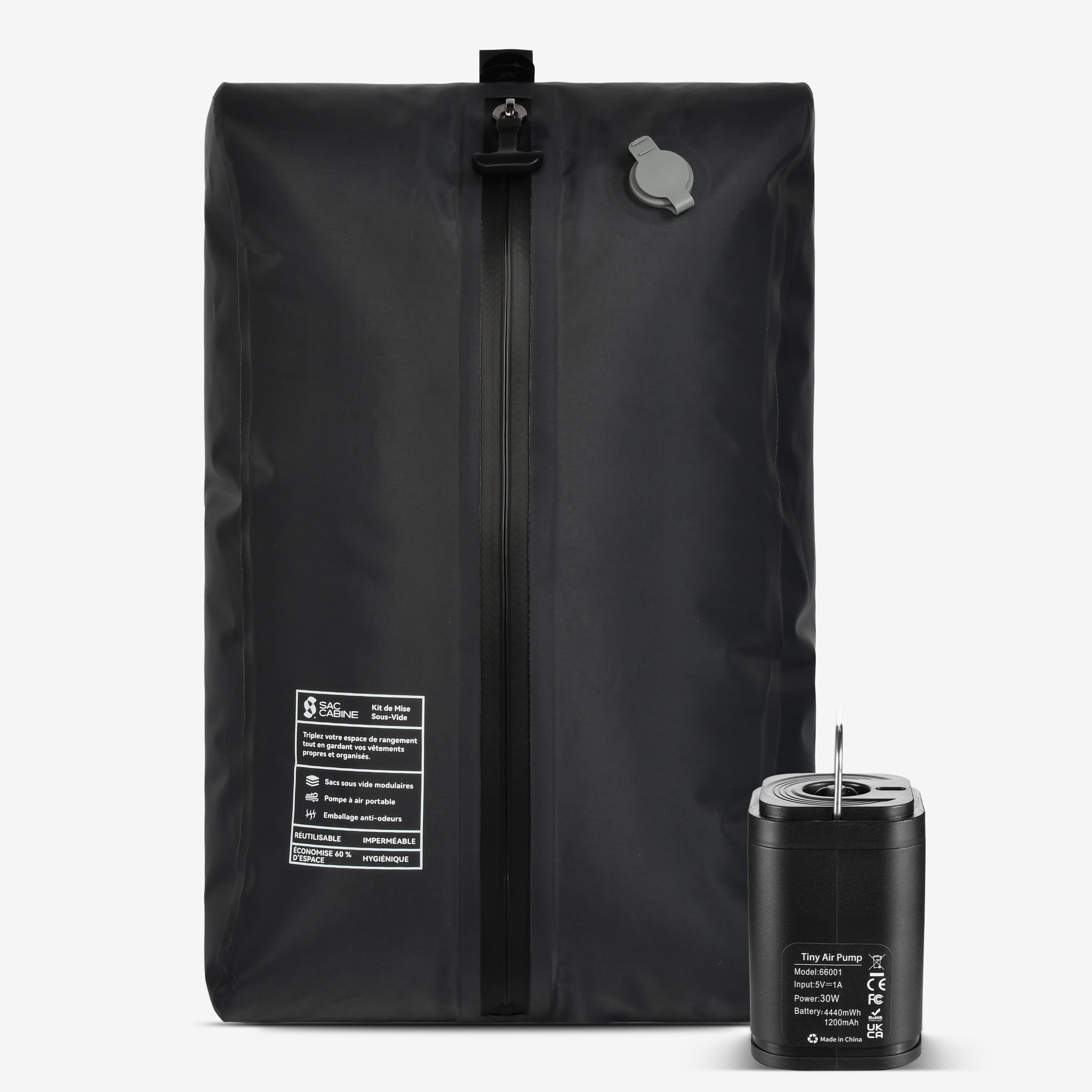 Sac à compression sous vide