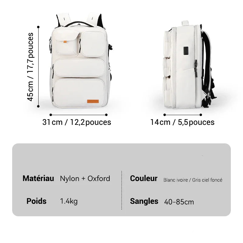 Sac à dos cabine pour ordinateur