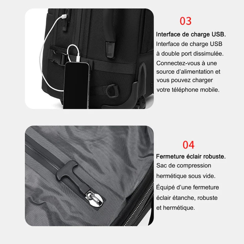 Valise Cabine Sac A Dos Roulettes