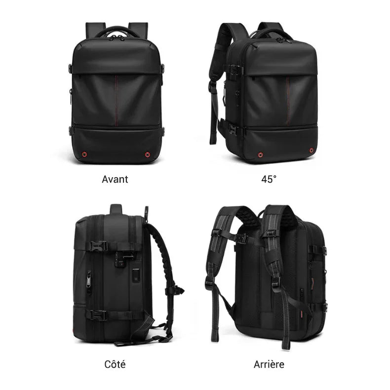 Sac à dos cabine à compression sous vide - Extensible - 40L