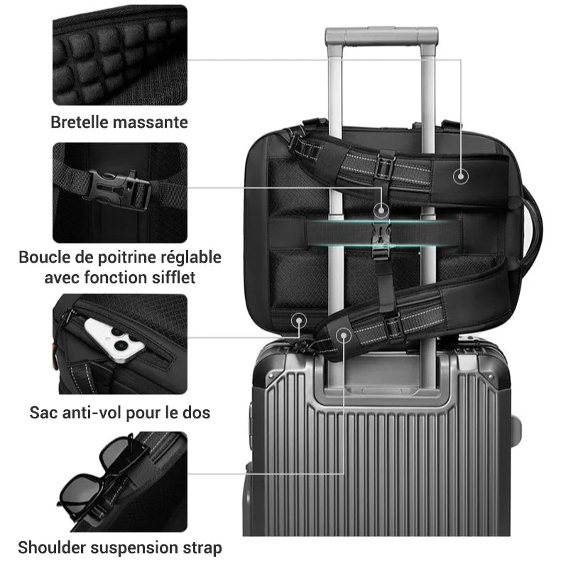 Sac à dos cabine à compression sous vide - Extensible - 40L