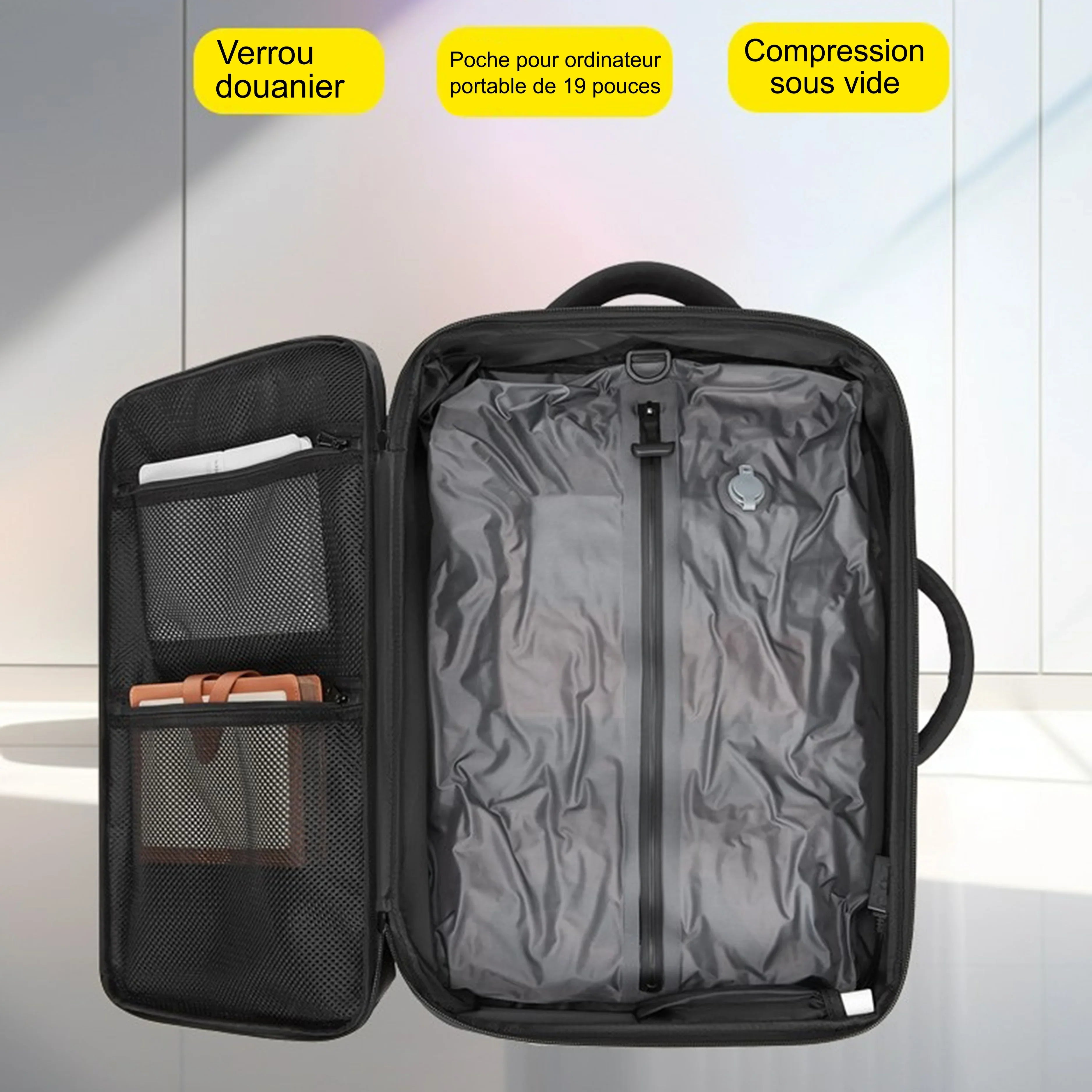 Sac à dos cabine à compression sous vide - 42L