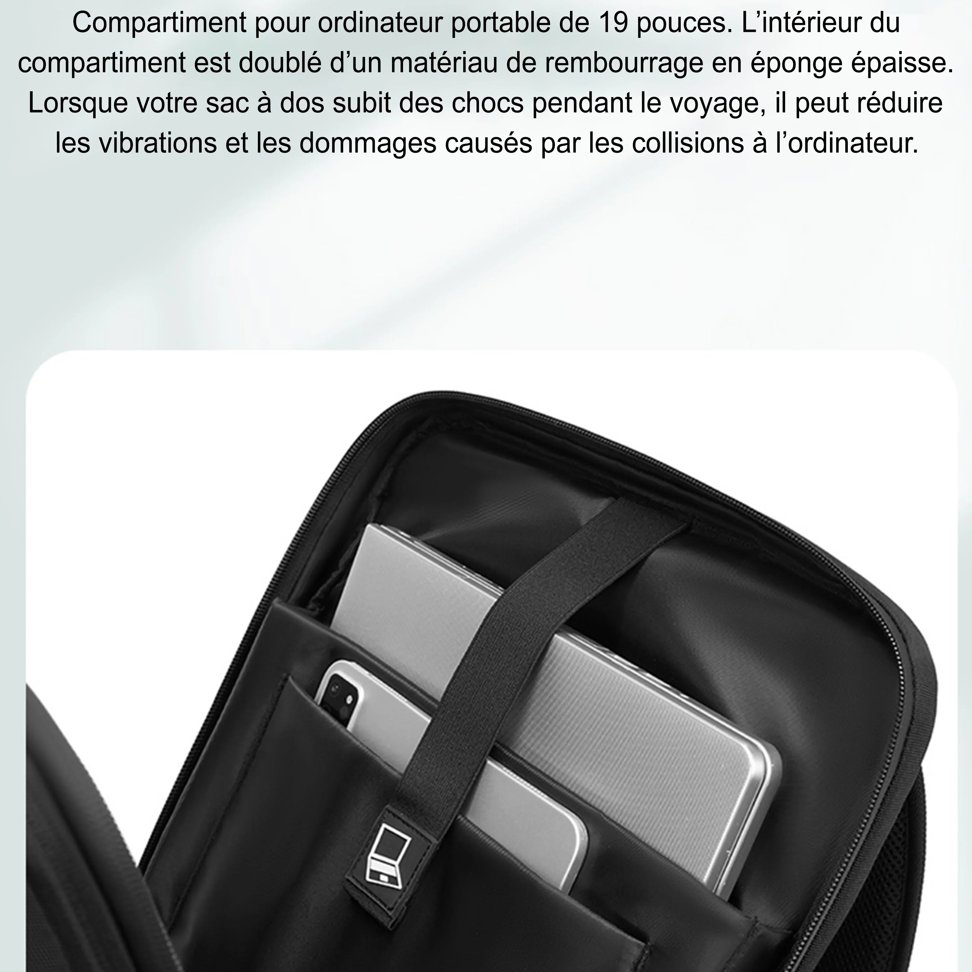 Sac à dos cabine à compression sous vide - 42L