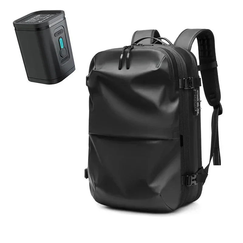Sac de Compression Voyage avec Pompe Noir