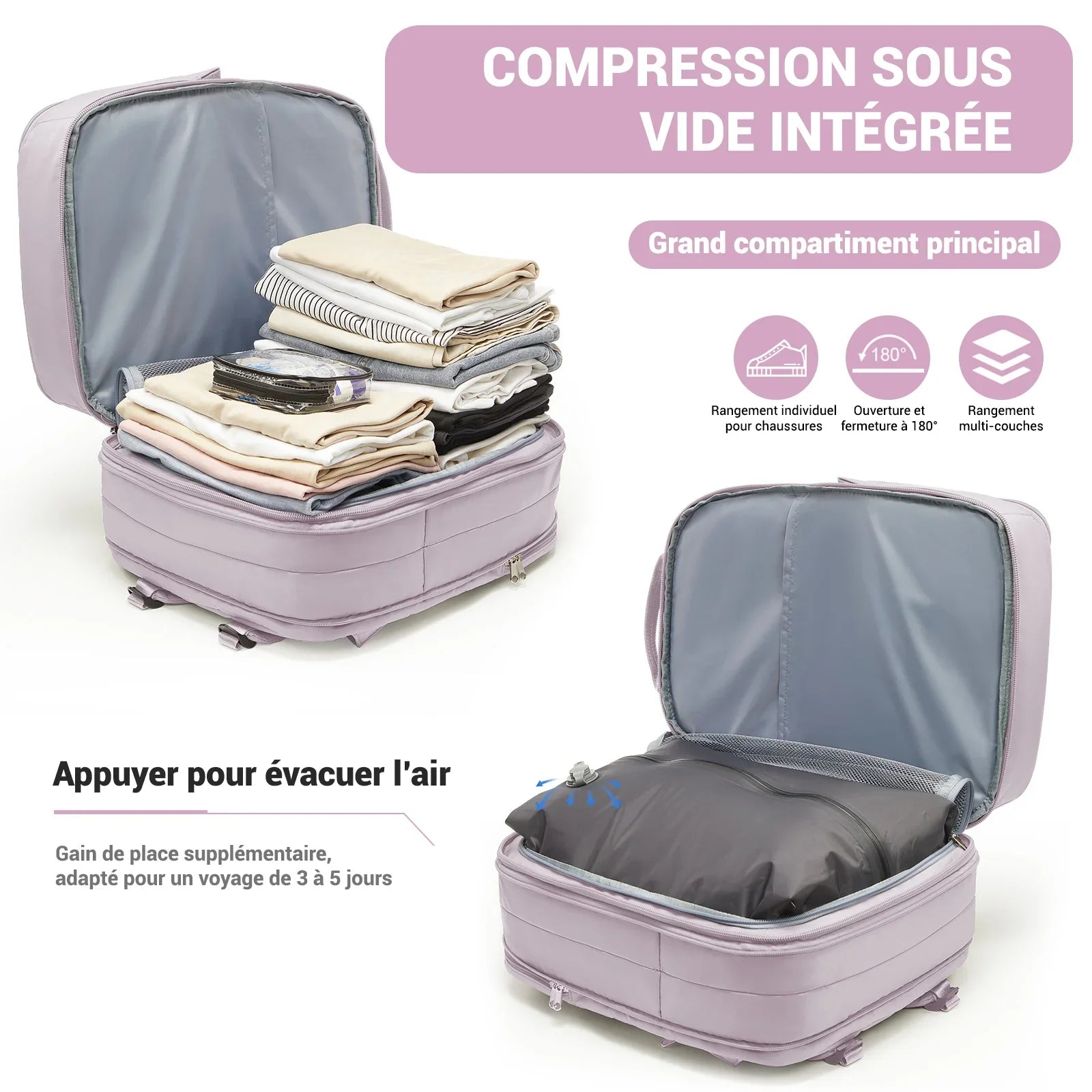 Sac a Dos de Compression Voyage