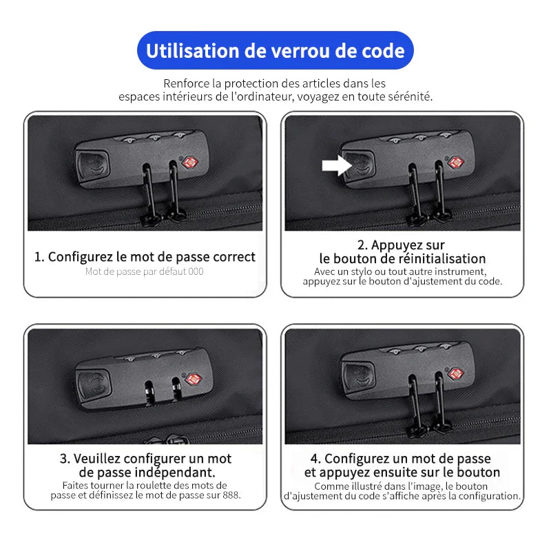 Sac a Dos Pratique Compressible