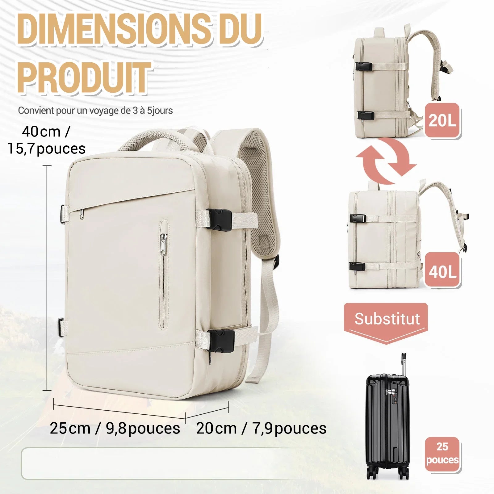 Sac de Voyage Sous Vide
