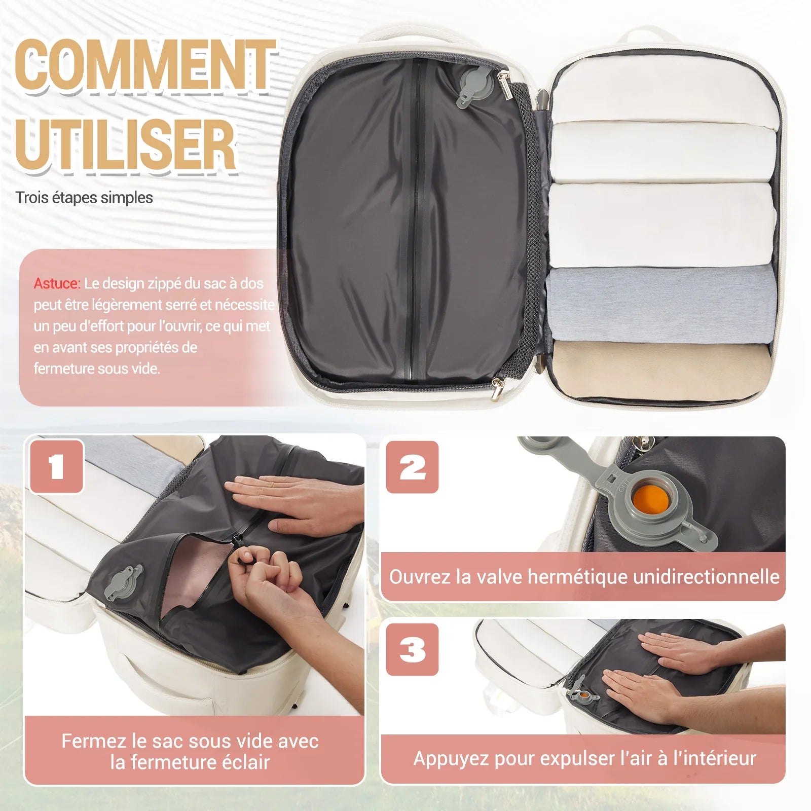 Sac de Voyage Sous Vide