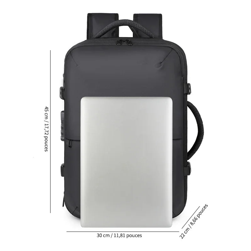 Sac à dos à compression sous vide - Format cabine