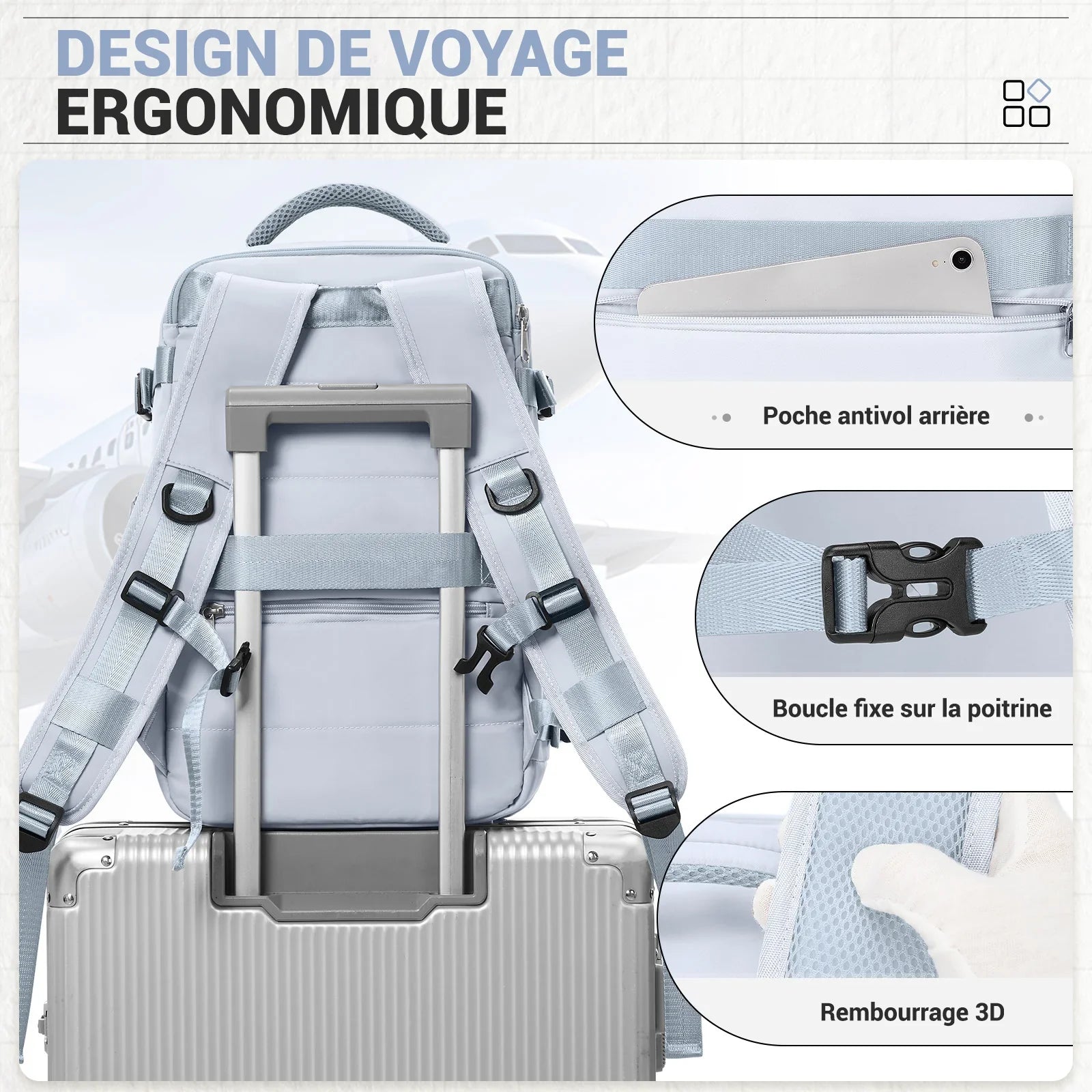 Sac a Dos Compression Voyage