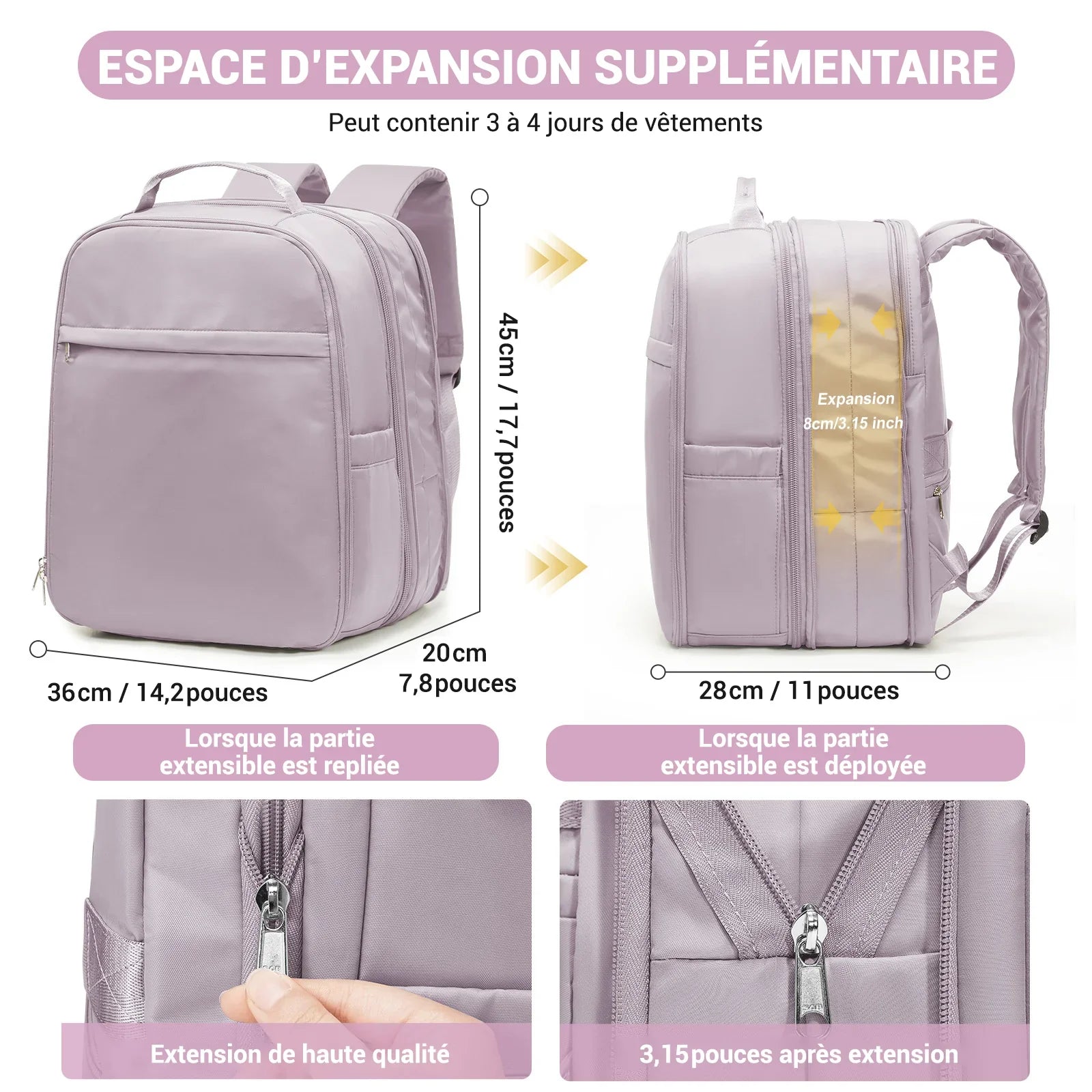 Sac a Dos de Compression Voyage