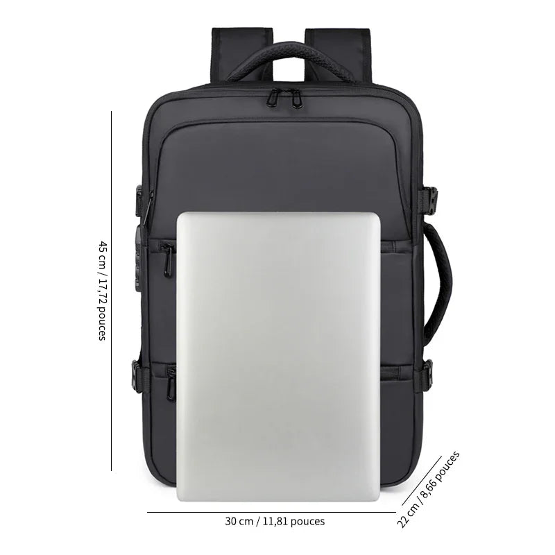 Sac à dos cabine à compression sous vide - Extensible