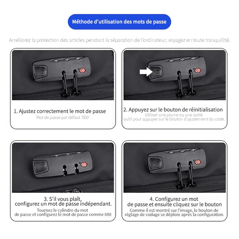 Sac à dos à compression sous vide - Format cabine