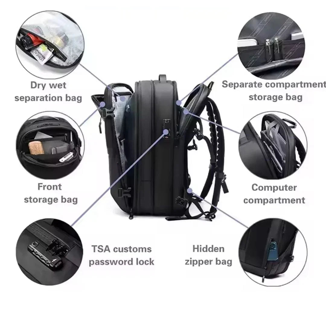 Sac de Compression Voyage avec Pompe
