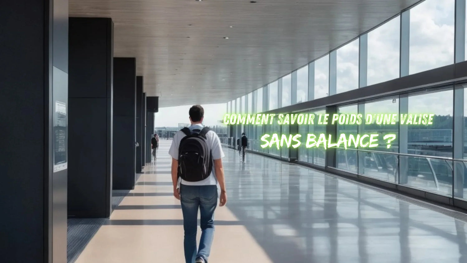 Comment savoir le poids d'une valise sans balance ?