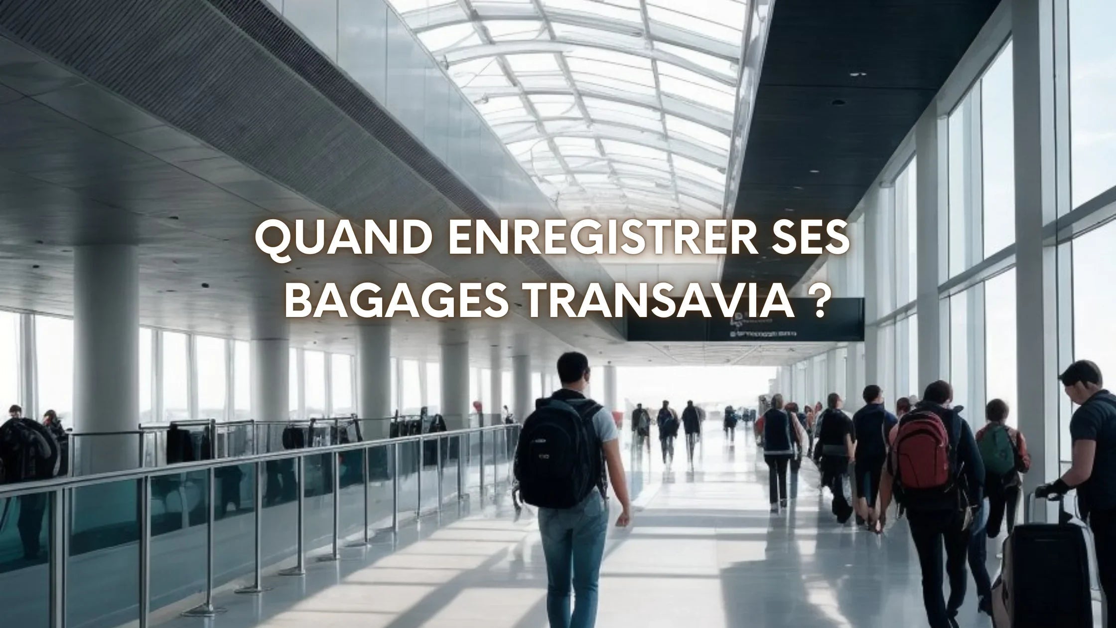 Quand enregistrer ses bagages Transavia ? Image