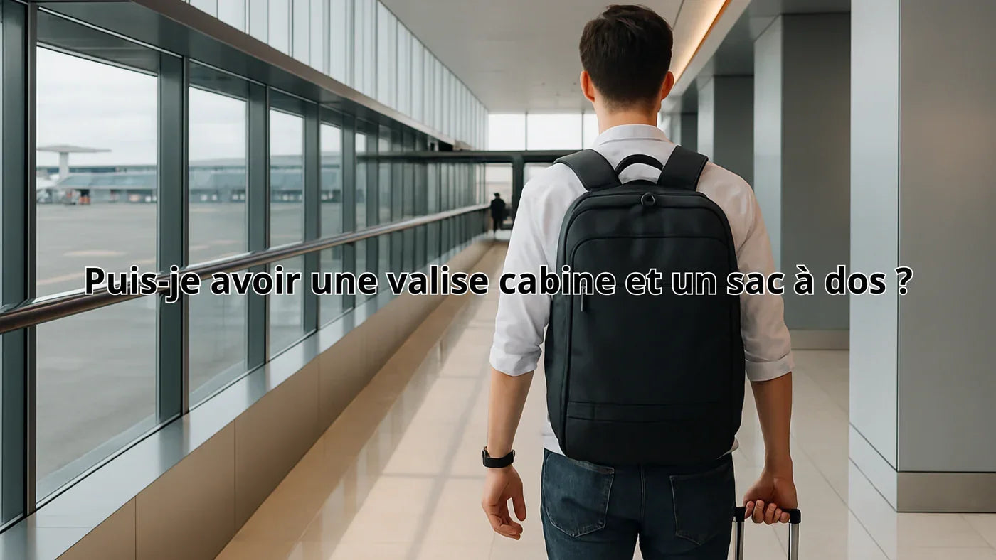 Puis-je avoir une valise cabine et un sac à dos ? Image