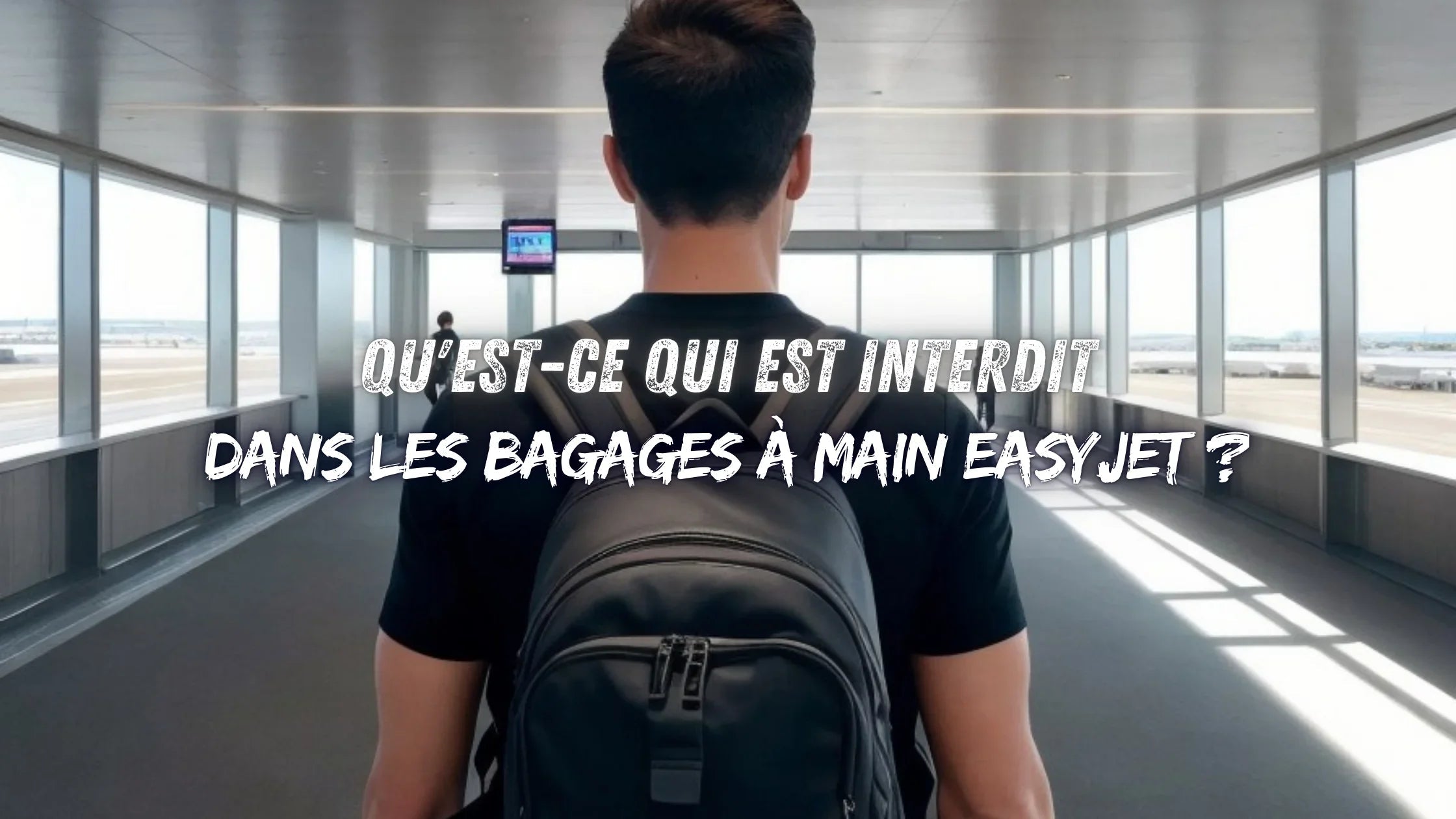 Qu'est-ce qui est interdit dans les bagages à main easyJet ? Image
