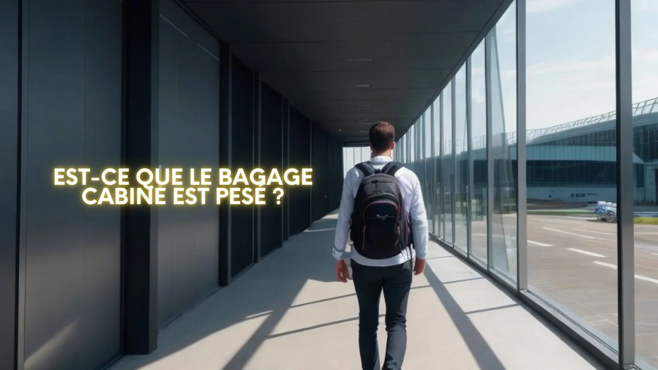 Est-ce que le bagage cabine est pesé ? Image