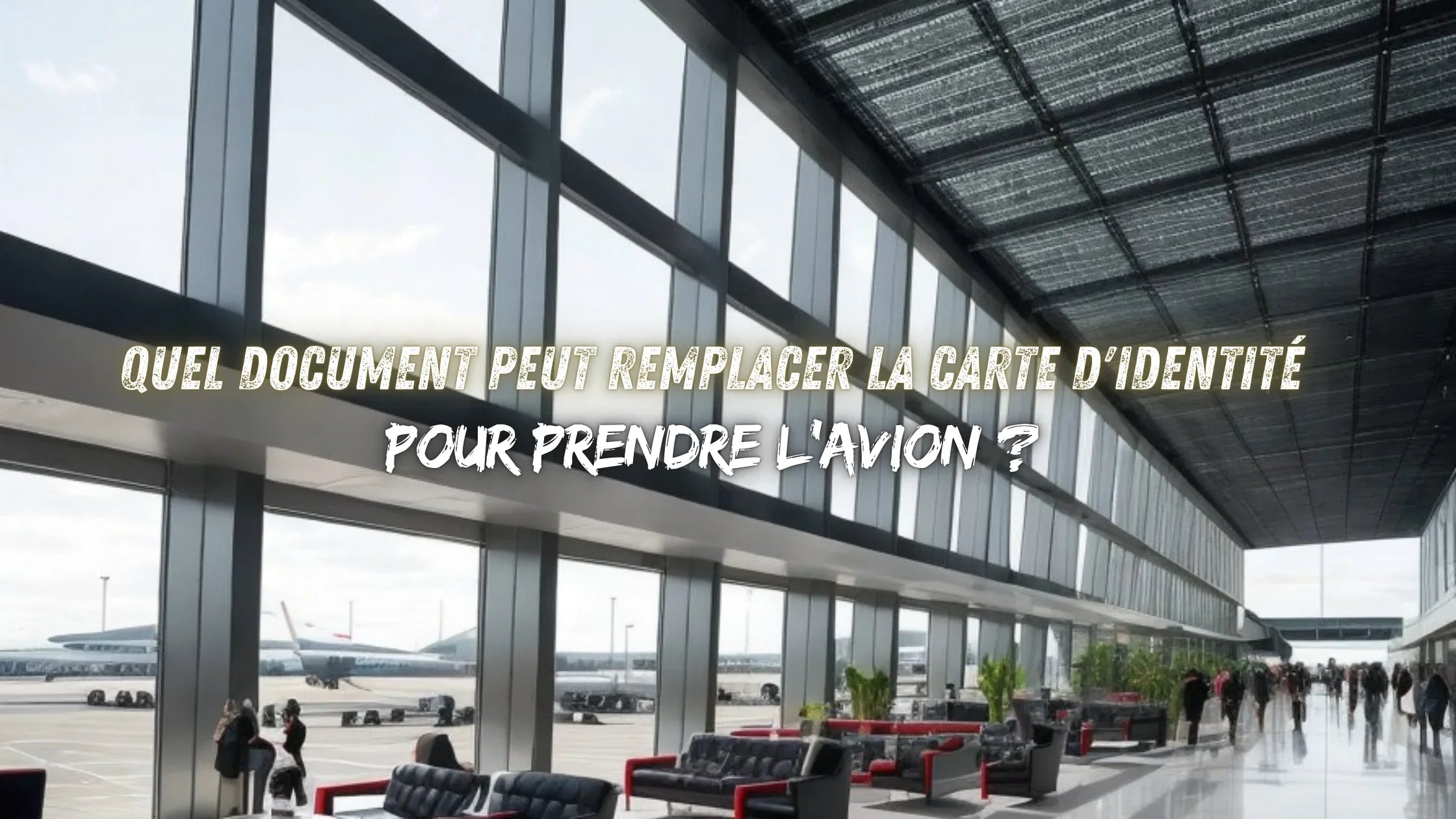 Quel document peut remplacer la carte d'identité pour prendre l'avion ? Image
