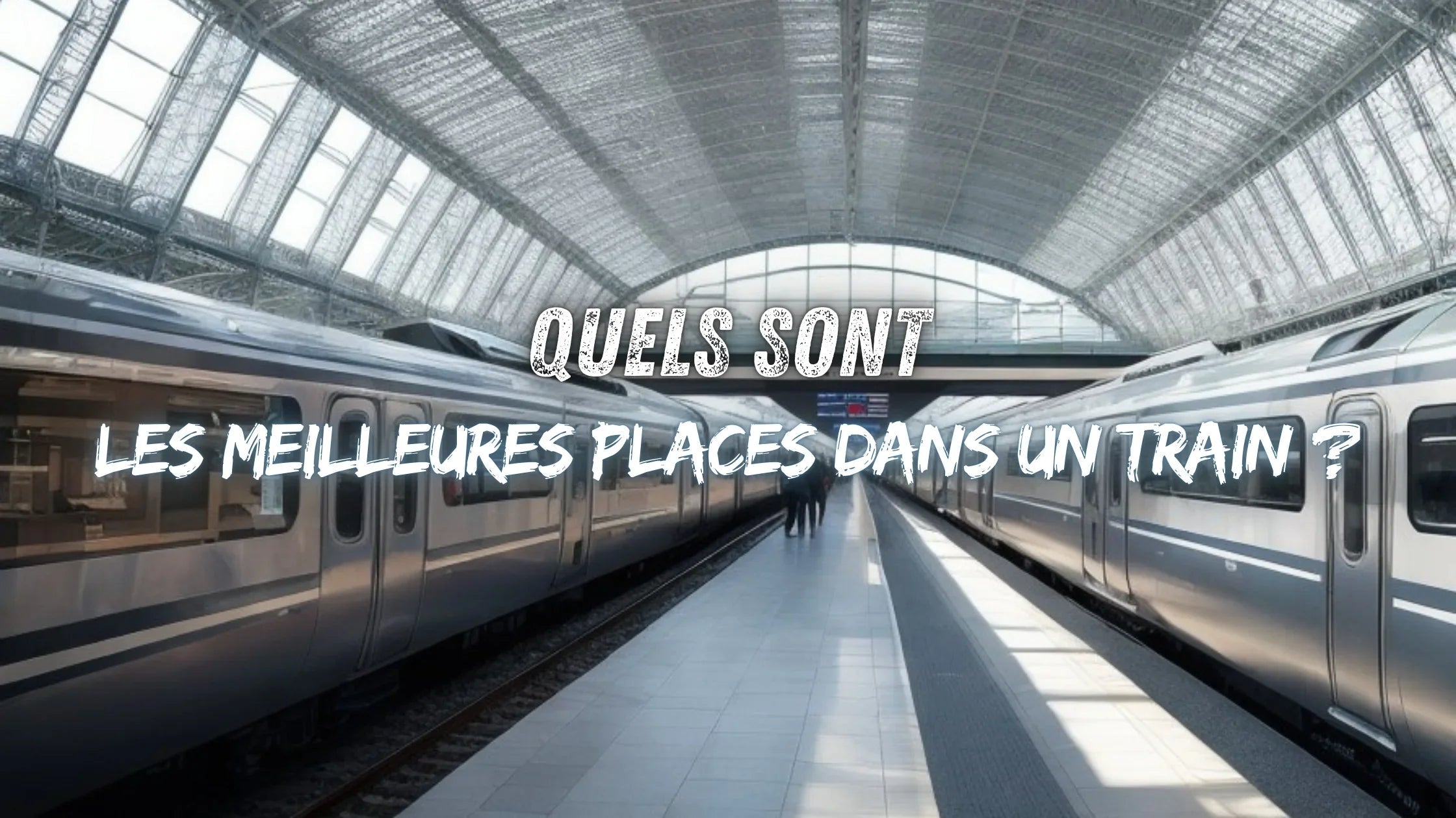 Quels sont les meilleures places dans un train ? Image