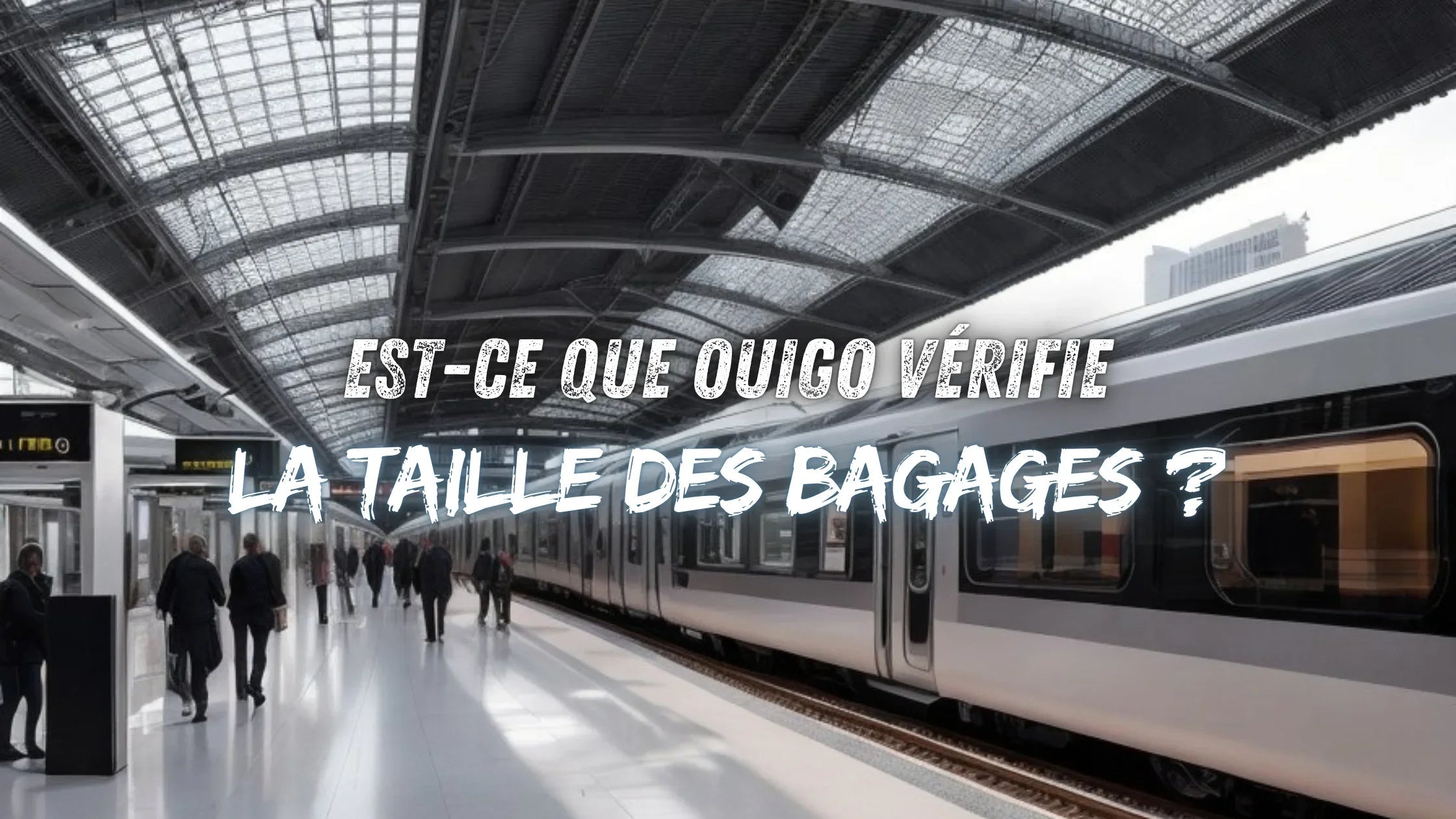 Est-ce que ouigo vérifie la taille des bagages ? Image