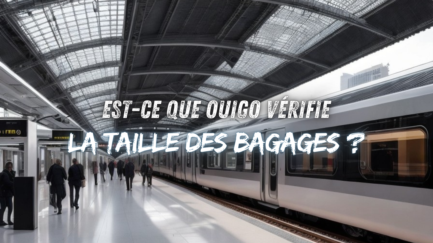Est-ce que ouigo vérifie la taille des bagages ?