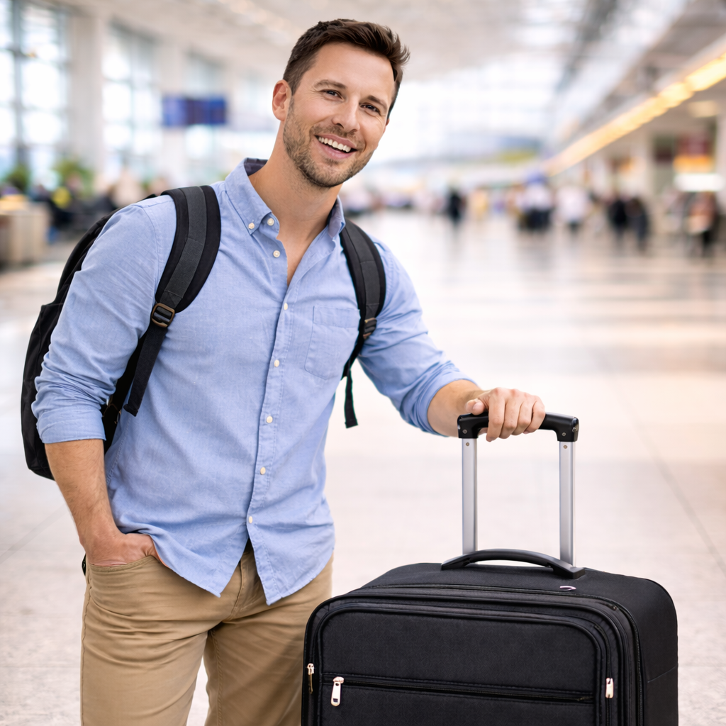 Est-il possible d'emporter un sac à dos en plus du bagage cabine Image