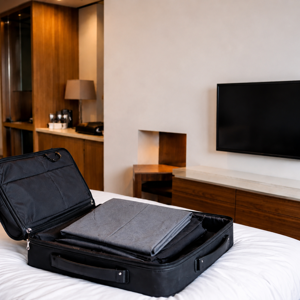 Comment plier un costume dans un sac cabine ? Image