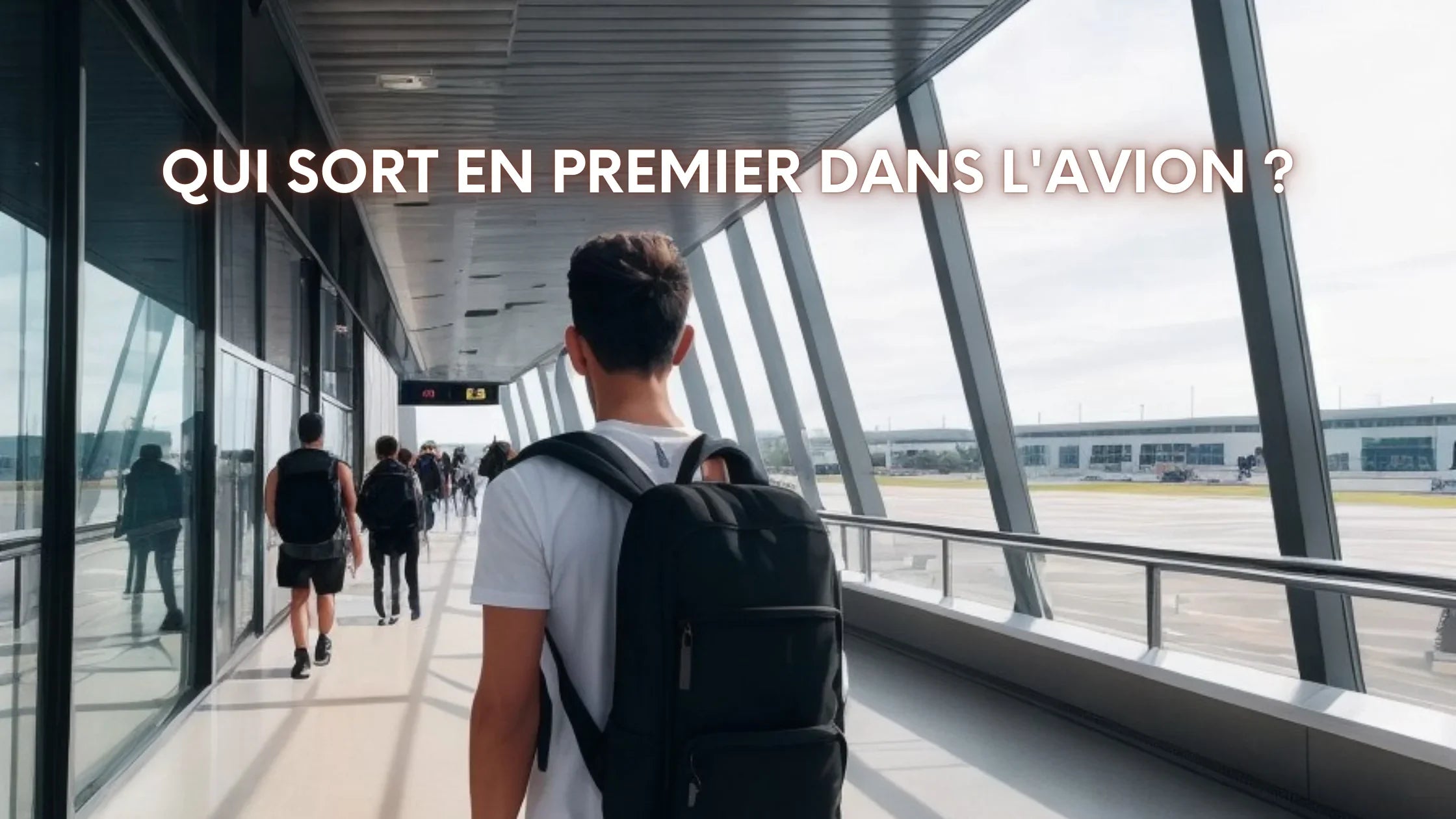 Qui sort en premier dans l'avion ? Image