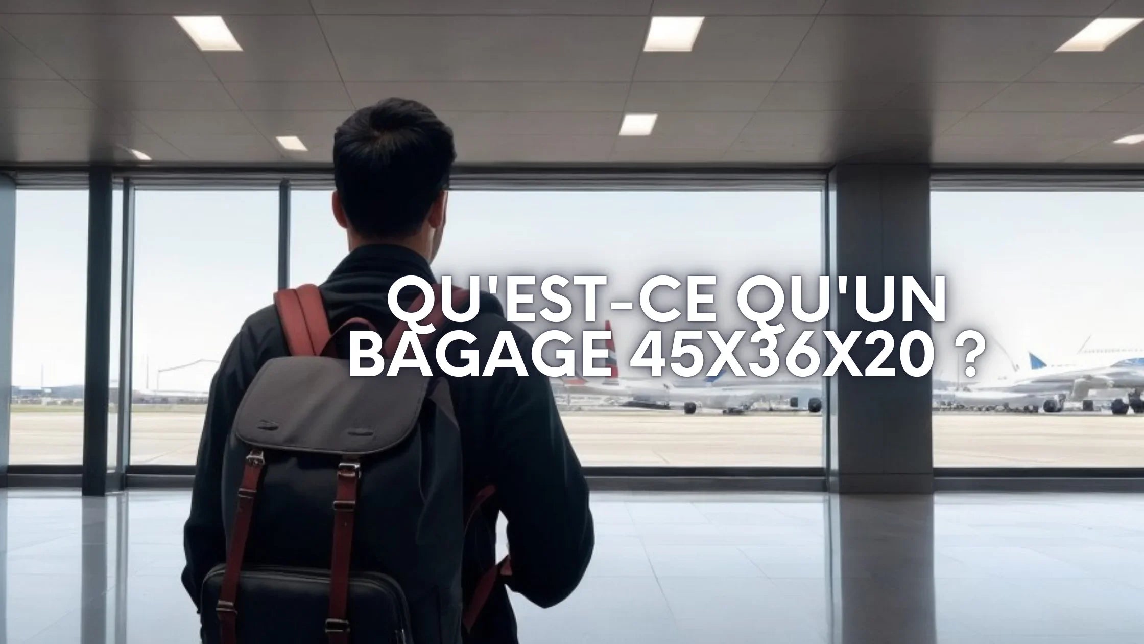 Qu'est-ce qu'un bagage 45x36x20 ? Image