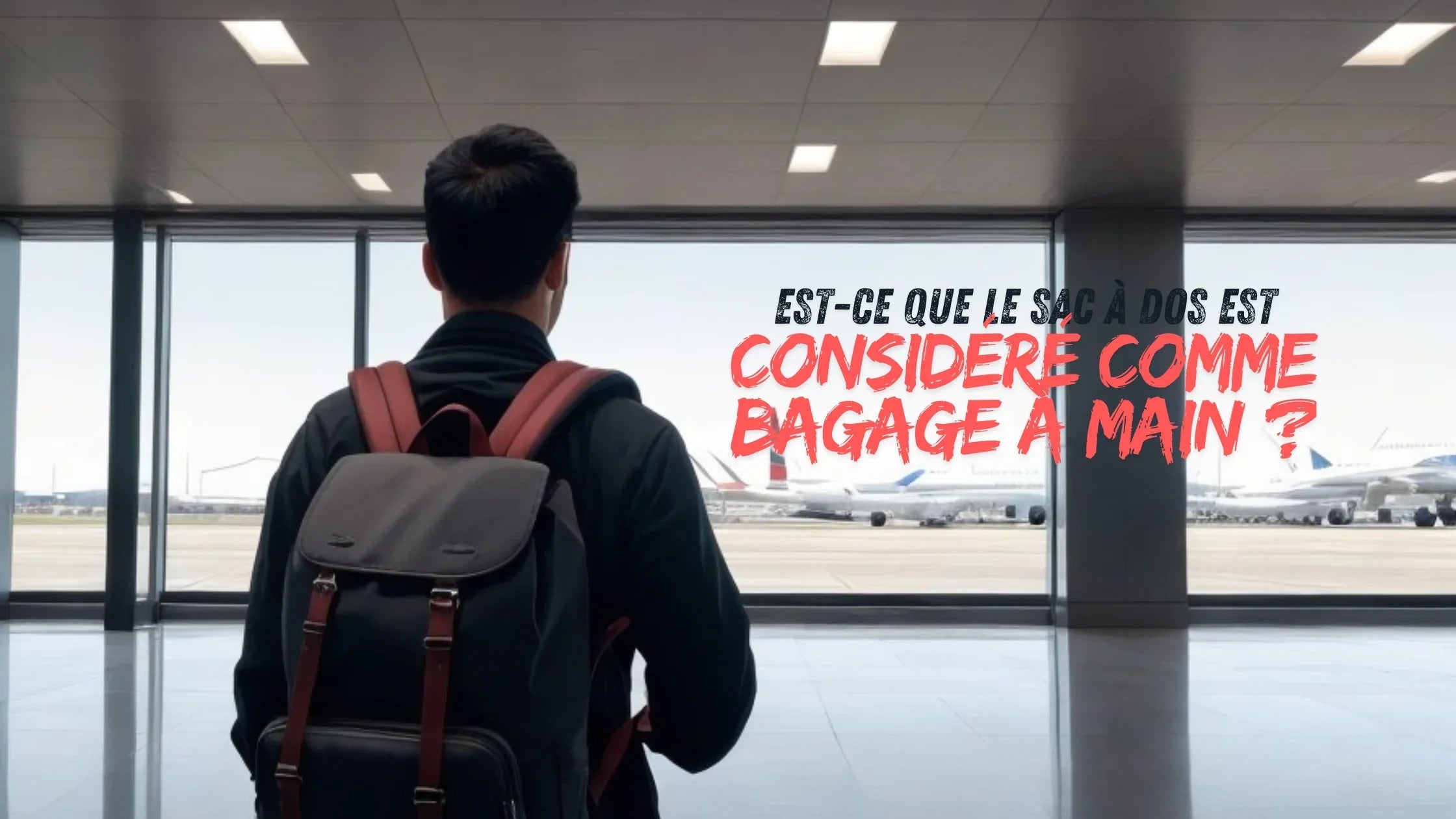 Est-ce que le sac à dos est considéré comme bagage à main ? Image