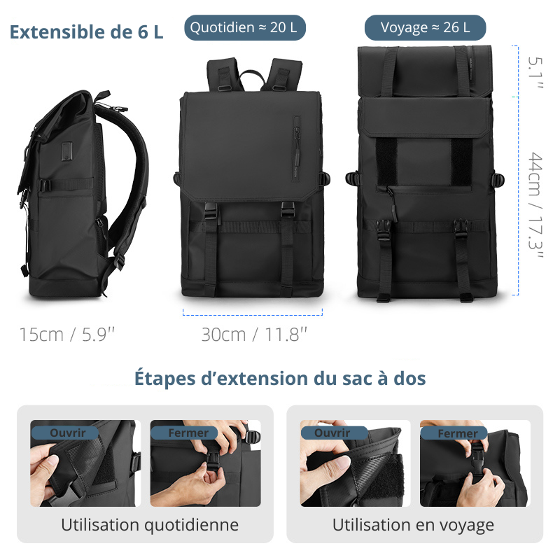 Sac à dos cabine imperméable