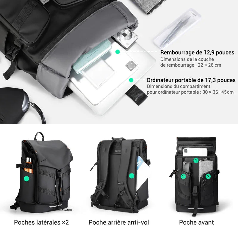 Sac à Dos Voyage Cabine Noir