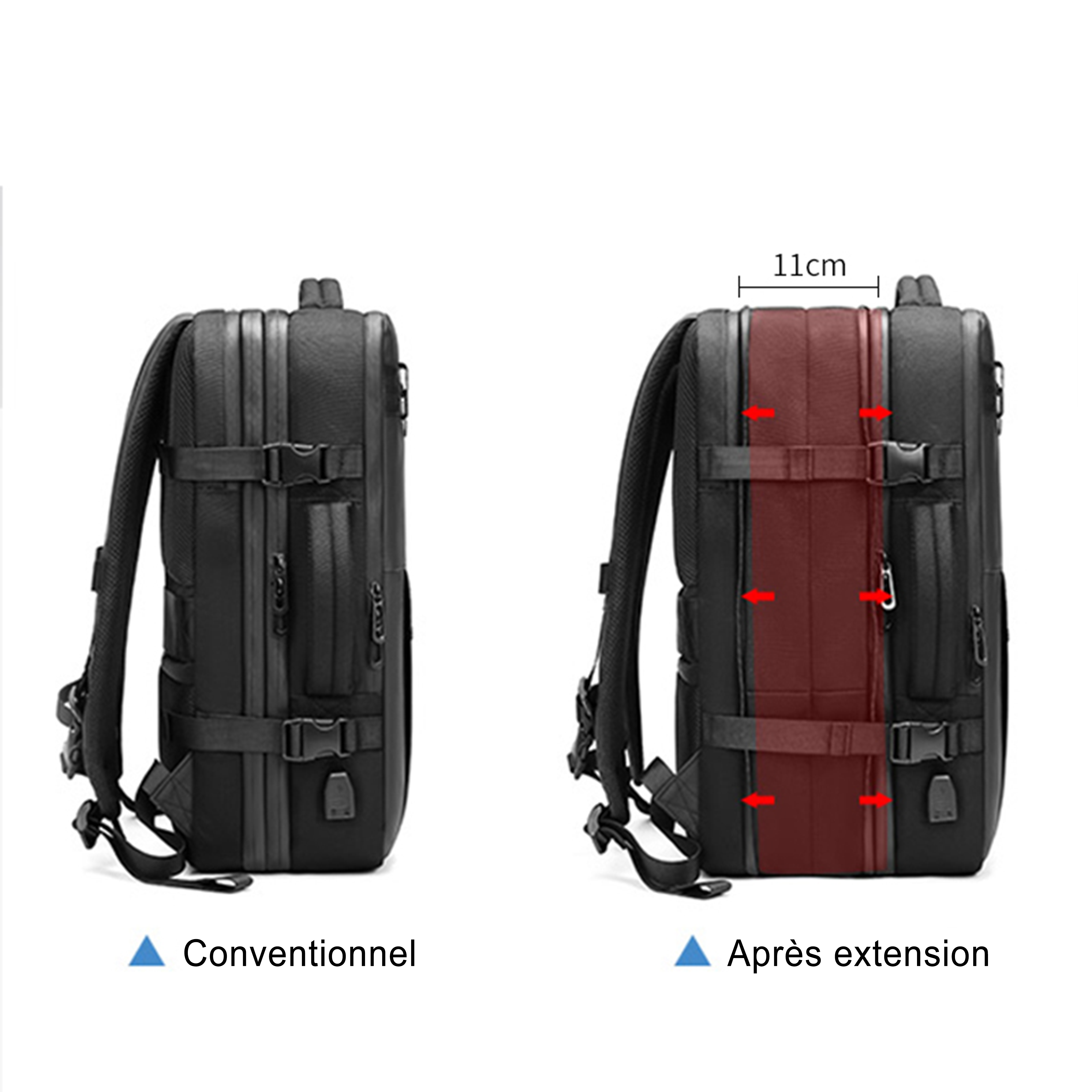 Sac A Dos Avec Aspiration d'Air