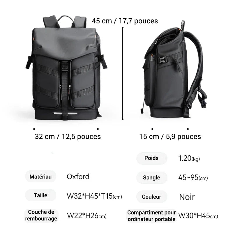 Sac à Dos Voyage Cabine Noir