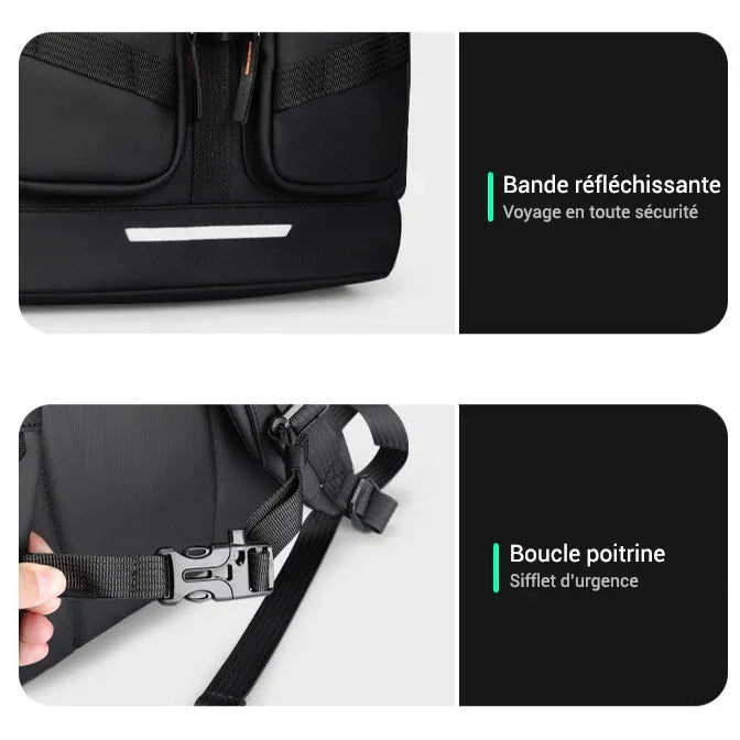 Sac à Dos Voyage Cabine Noir