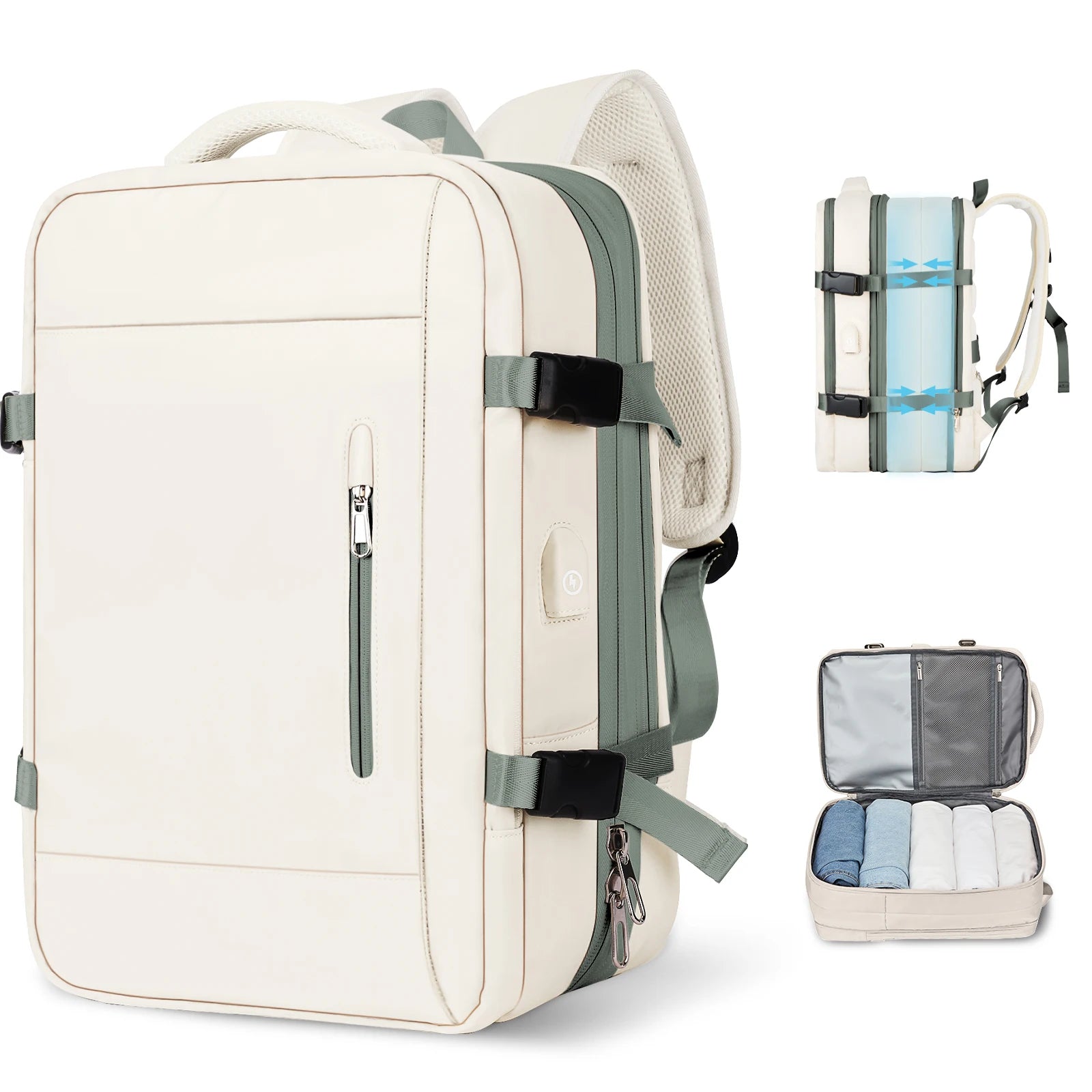 Sac à dos bagage cabine 45×32×12 cm