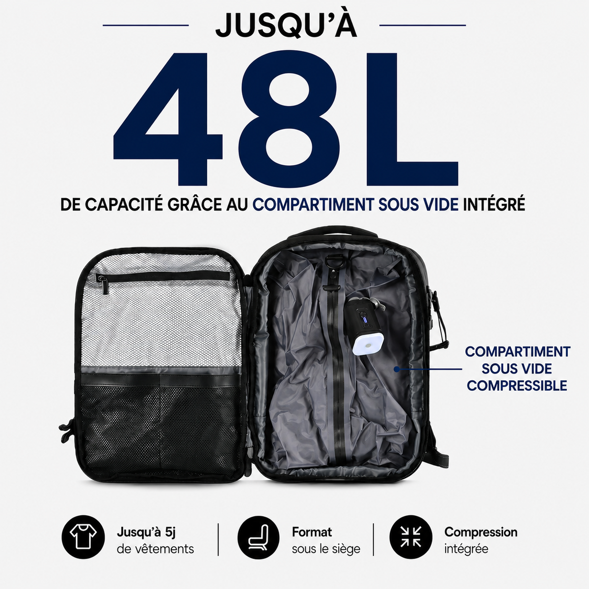 Hybrid (Sous le siège) - 48L