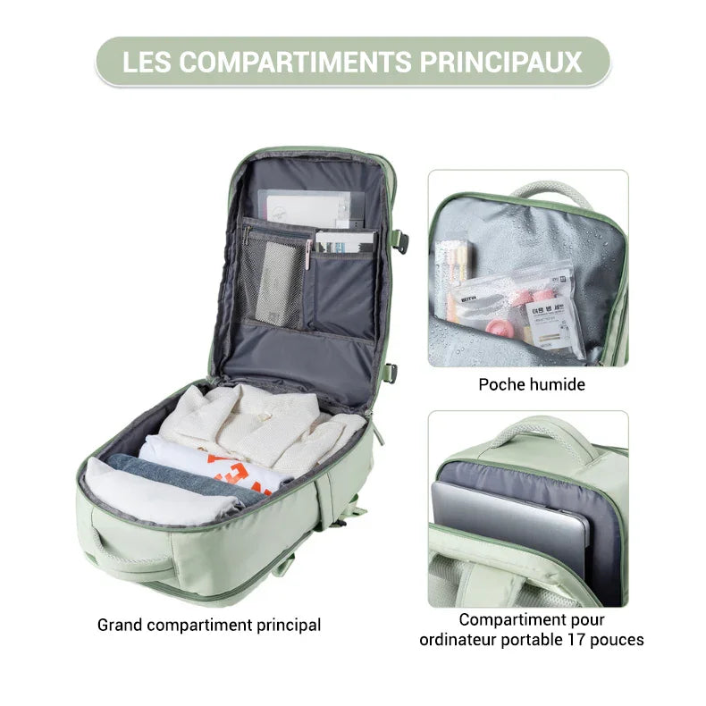 Sac à Dos Voyage Avion Femme