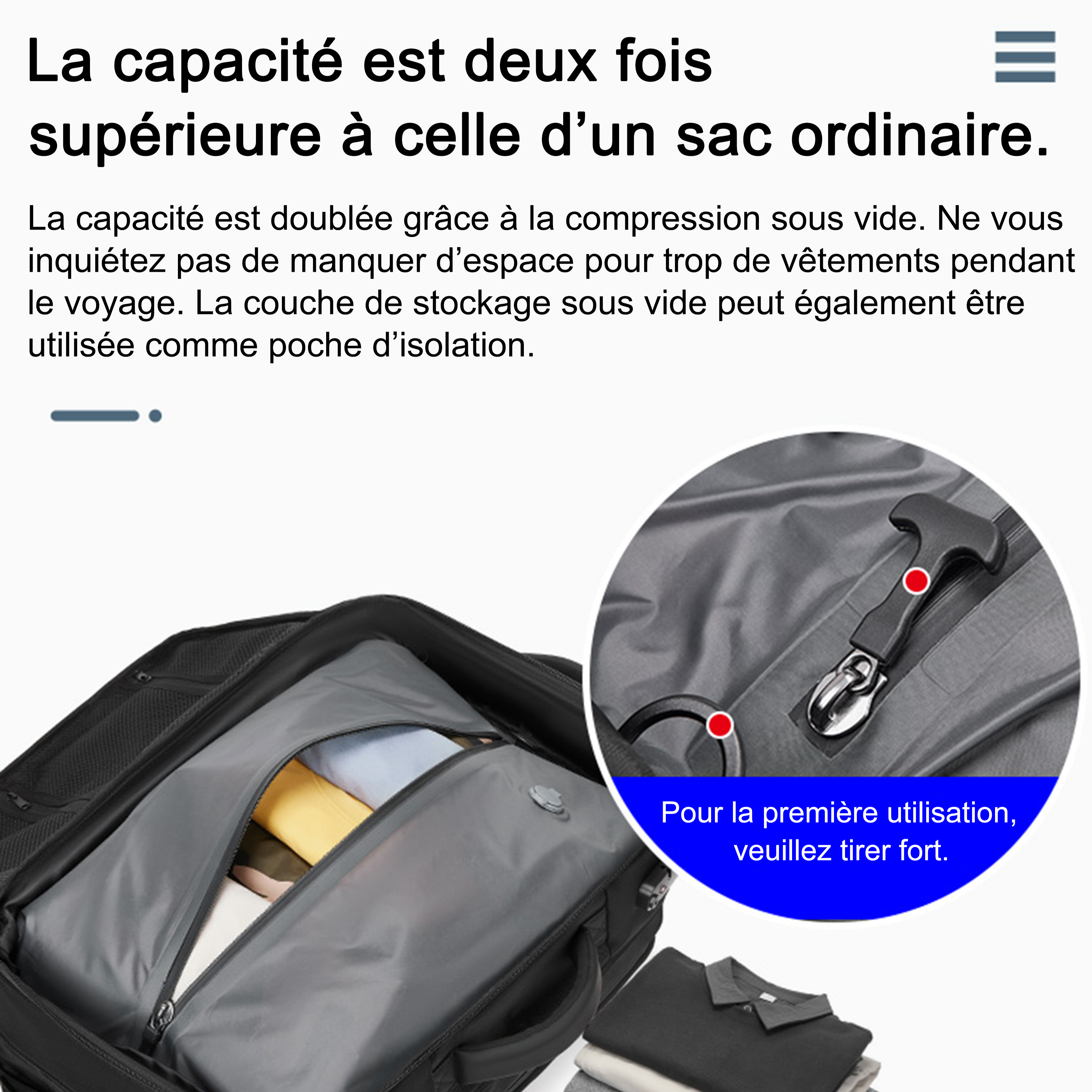 Sac A Dos Voyage Sous Vide