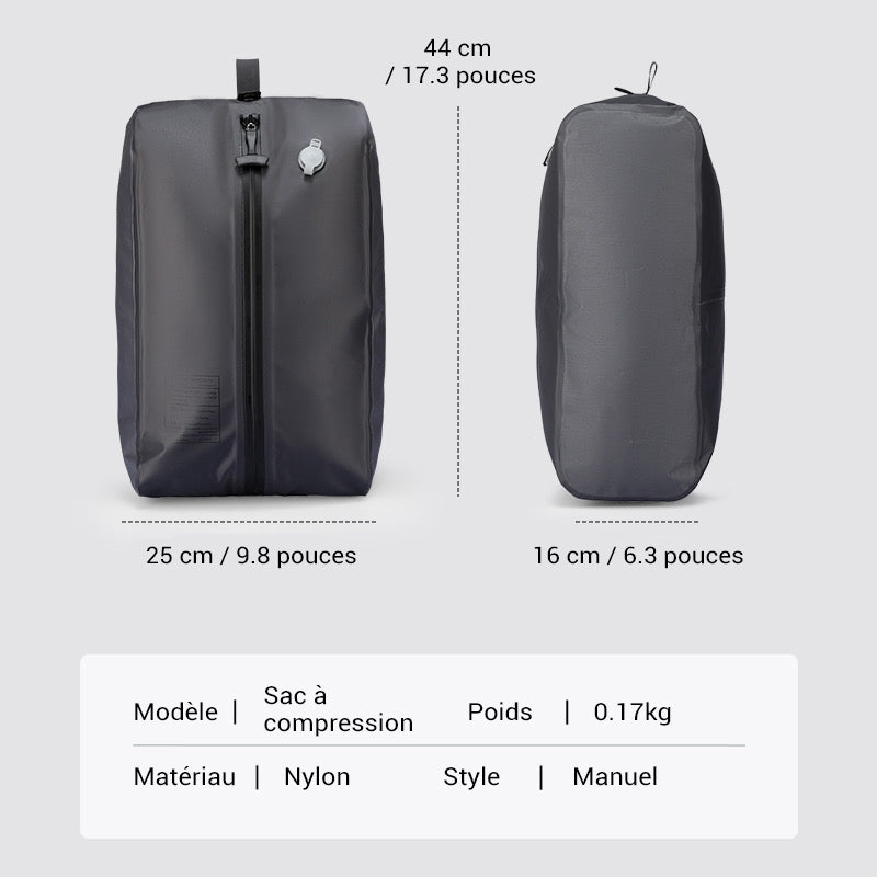 Sac à compression sous vide