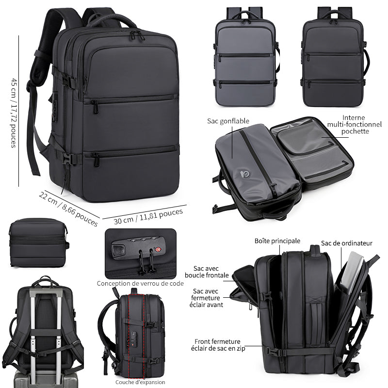 Sac a Dos Pratique Compressible